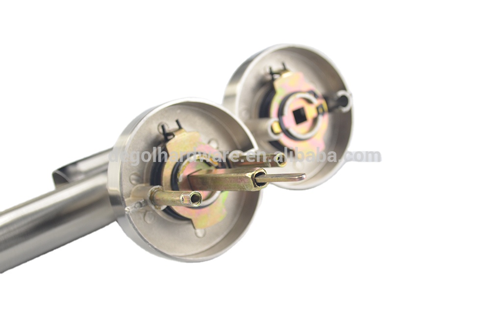 Manijas de las puertas del hotel manijas y cerraduras de las puertas resistentes al fuego de doble manija