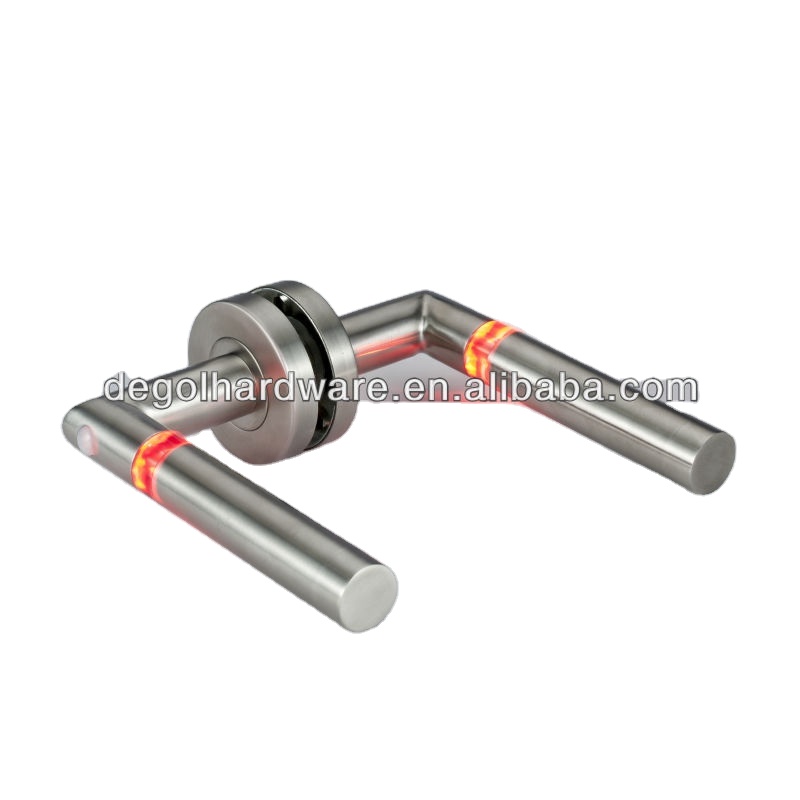 Cerradura de cilindro tubular sin llave con puerta LED de acero inoxidable duradera
