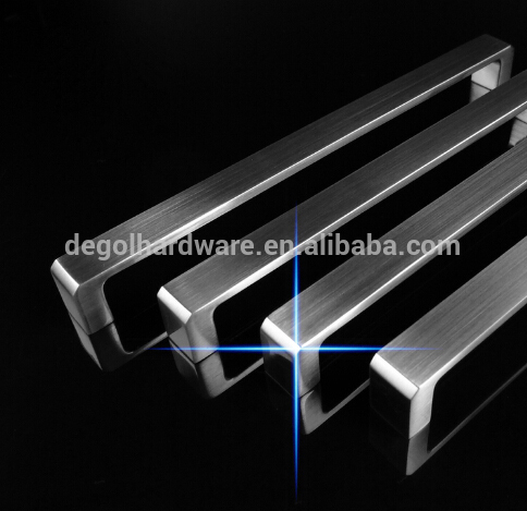 Manija barata de los muebles del hierro del diseño moderno manija tirador cromada polaca para la cocina