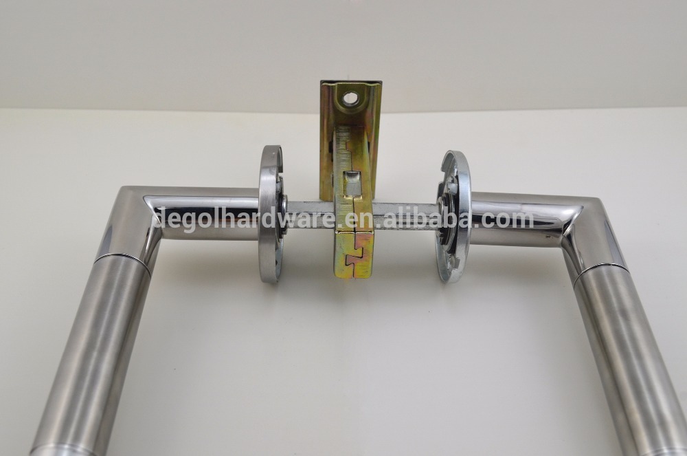 Cerradura de puerta de palanca de paso de lujo de alta calidad popular de acero inoxidable 201 cerradura de puerta alemana