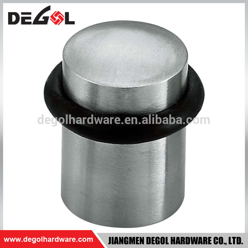 Venta caliente de aleación de zinc decorativa piso montado puerta corredera de vidrio tapón de tiro