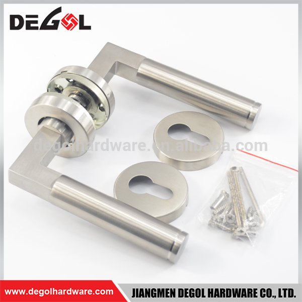 Venta caliente de acero inoxidable tipo palanca sólida perillas y manijas de las puertas