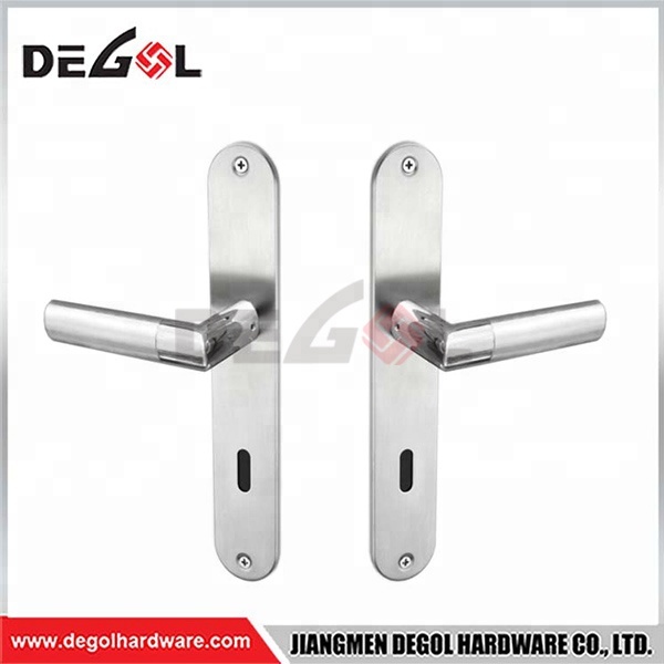 Cerradura de puerta delantera para manija de placa de puerta interior de apartamento