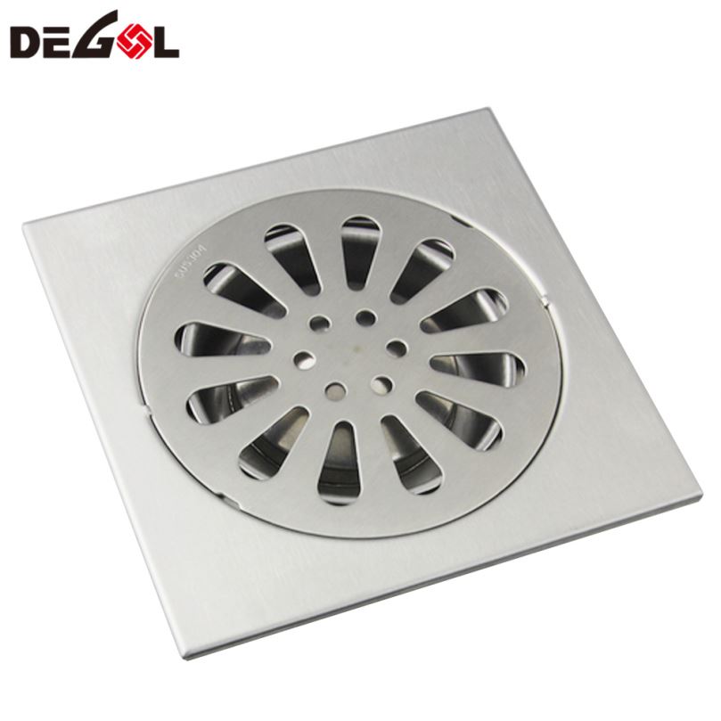 Tirador de puerta con tubo Metal 304 Acero inoxidable Rejilla de drenaje de piso