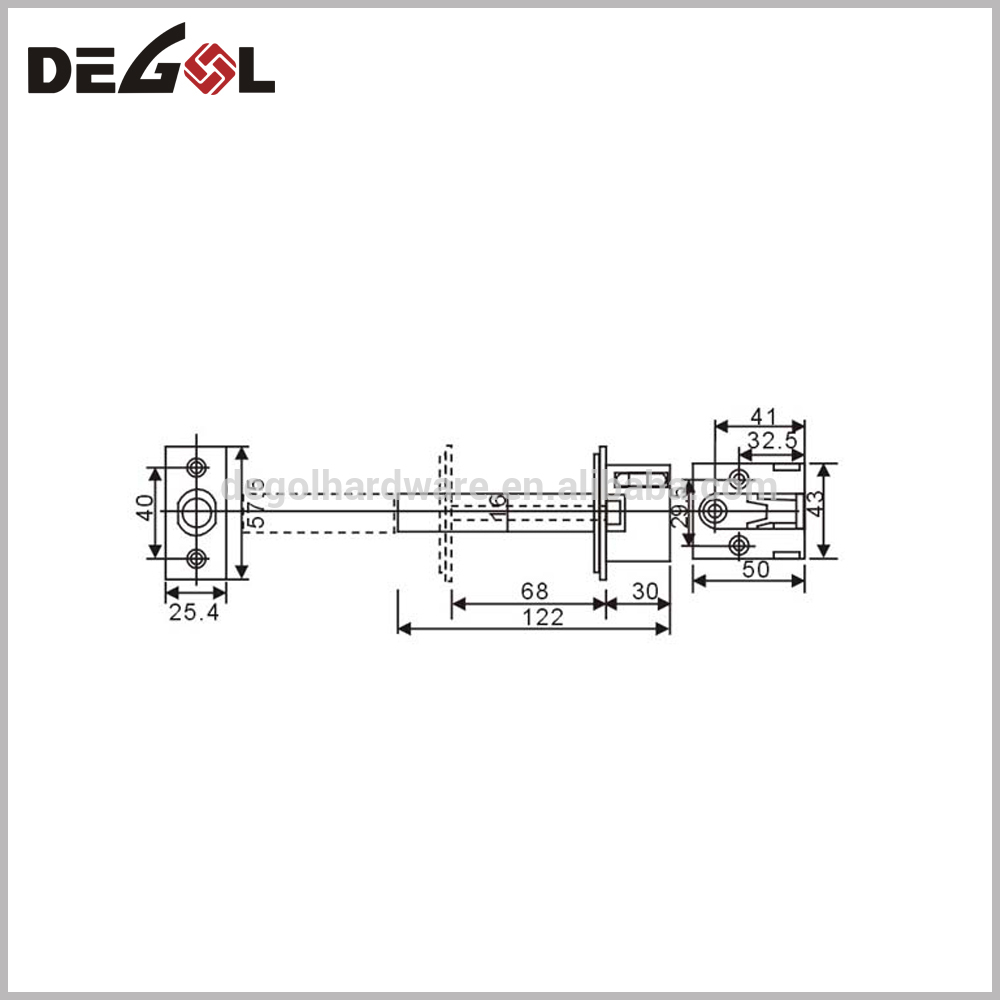 Cerradura de cadena de seguridad de puerta al por mayor de China aleación de zinc cadena de puerta oculta