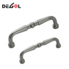 Perillas de puerta de tirador de cajón de gabinete de cerámica blanca hechas a mano indias