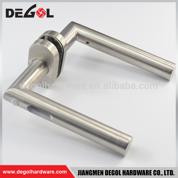 China fabricante de acero inoxidable tubo de luz LED tipo palanca palanca de puerta de europa
