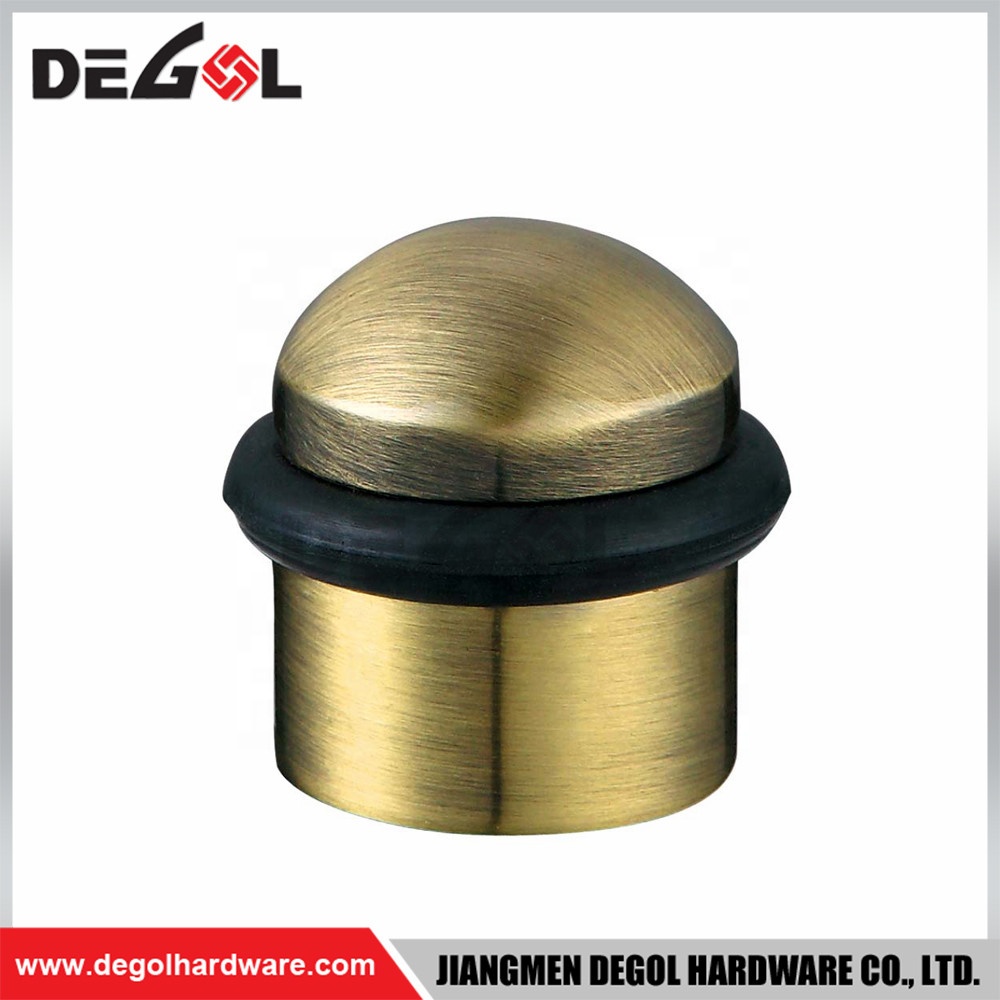 tope de puerta de montaje en pared deslizante decorativo de acero inoxidable