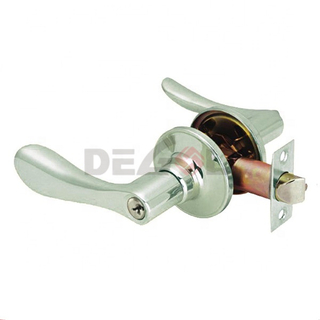 Interior Dormitorio y baño Privacidad Níquel satinado Tirador de la puerta sin llave Manija de la palanca de bloqueo