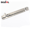 Pernos deslizantes de acero inoxidable plateados de 4 pulgadas, pernos de puerta de seguridad