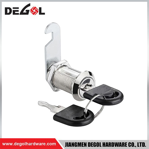 Cerradura de cajón de hardware para muebles DL05, cerradura de cajón de montaje lateral con llave