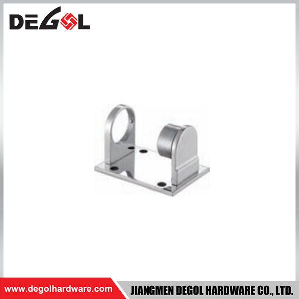 YA45 Herrajes de base de soporte Cromo satinado Negro