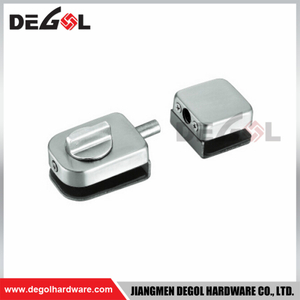 Cerradura de puerta de cristal GL1030, hotel de casa corrediza sin marco templado comercial de acero inoxidable