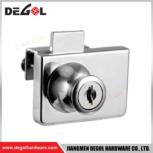 NO.409 Cerradura de cajón Total Iron Zinc Alloy Bravery 48*45 MM para muebles y gabinetes