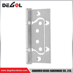 Bisagras de puerta plateadas de trefilado de acero inoxidable de 4*3 pulgadas fabricadas en China