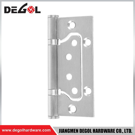 Bisagras de puerta plateadas de trefilado de acero inoxidable de 4*3 pulgadas fabricadas en China