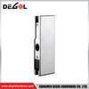 YE206 Herraje para puerta de cristal cromado satinado negro