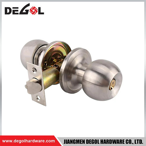 BDL1048 Privacidad Inicio Hardware Producto Ronda Perilla Entrada Puerta Delantera Perillas Interior con Cerradura