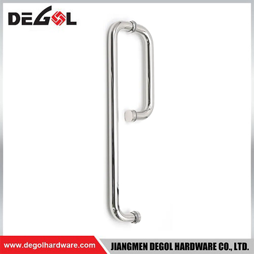 Manija de puerta de cristal del tirón interior del acero inoxidable de los accesorios modernos del cuarto de baño DP1045