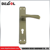 LP1008 Juego de cerradura de puerta cuadrada de aluminio y zinc de alta calidad, cerradura de puerta con manija de panel y llaves