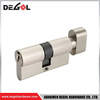 Cilindro de cerradura abierta simple plateado de aluminio de 70 mm suministrado en China