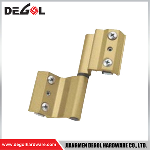 WHS1074 Bisagras de aluminio doradas resistentes a la intemperie para ventanas exteriores
