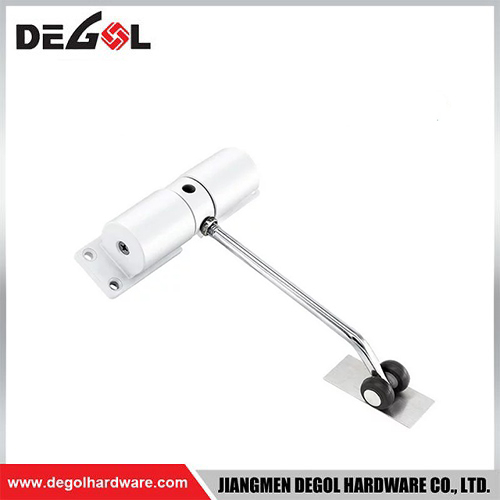 Muelle de puerta ajustable hidráulico de seguridad DCL1012 con resorte oculto de arriba, muelle de puerta automático