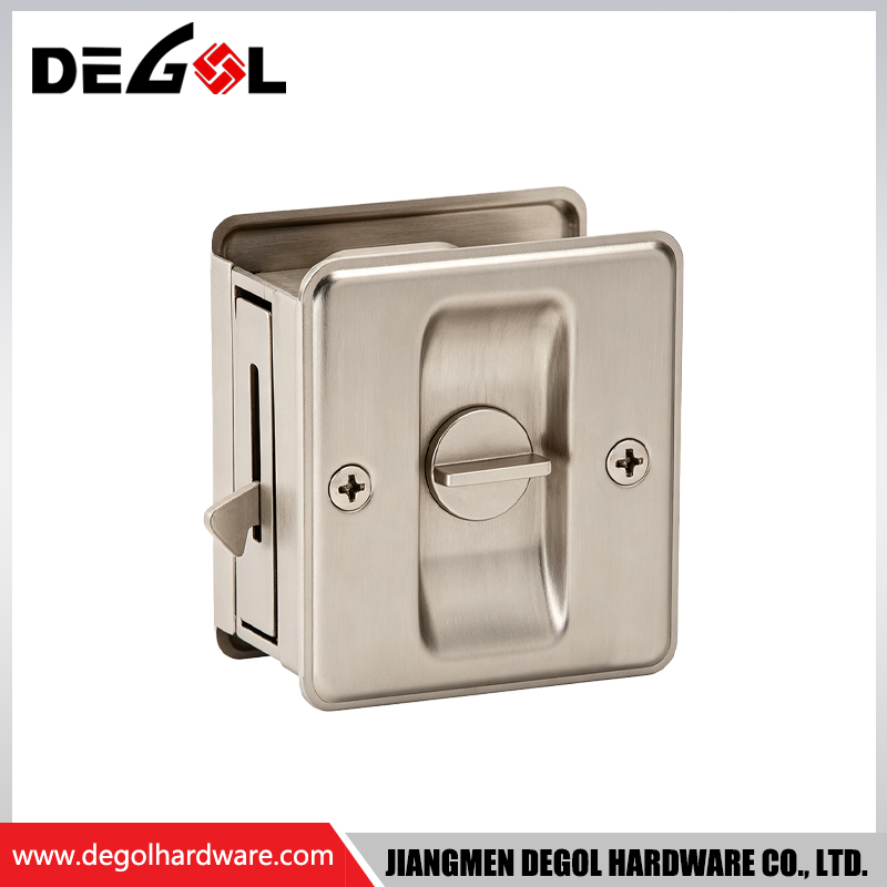 Operación simple de desplazamiento de la cerradura de puerta empotrada Thumbturn para el hardware de la puerta interior residencial