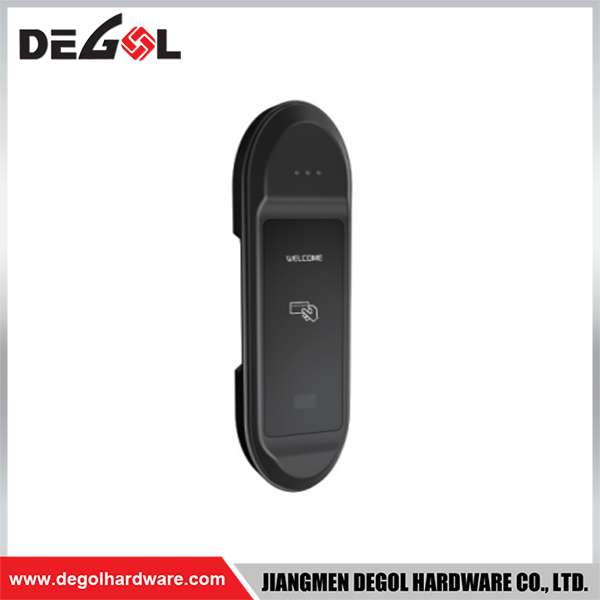 SML143 Manija de puerta de aleación de zinc Cerradura inteligente Negro mate / Plata satinada
