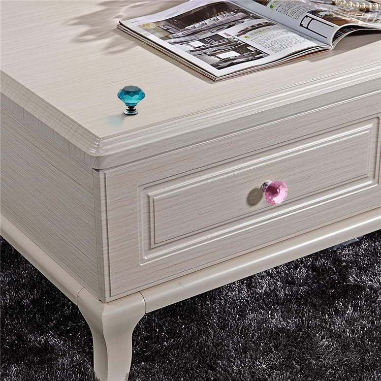 CK001 Perillas de puerta de cristal, manija de muebles para cajón de gabinete de diamante, perilla de cocina