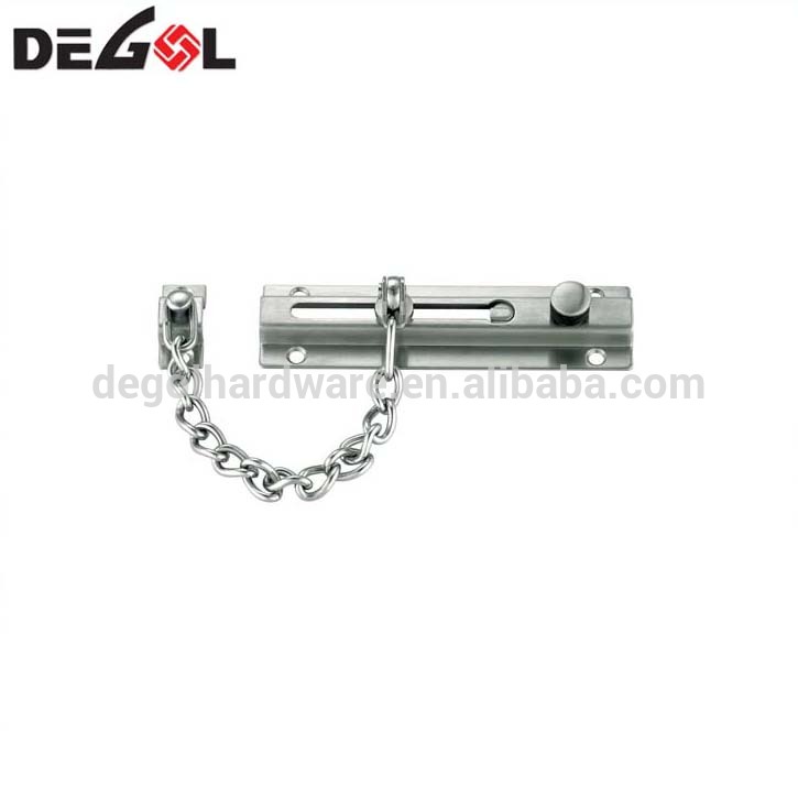 Protectores de puerta de seguridad de cadena de puerta de aleación de zinc para tope de puerta de cadena de casa