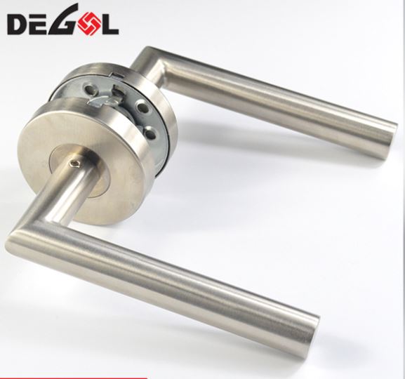 Acero inoxidable al por mayor moderno fundición sólida ss puerta handel