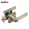 Cerradura de manija de puerta de paso con pestillo tubular de palanca de alta gama de acero inoxidable