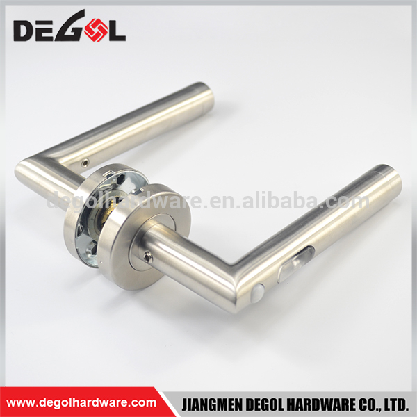 Nuevo modelo de acero inoxidable 304 sensor LED tubo de luz tipo palanca manija de la puerta