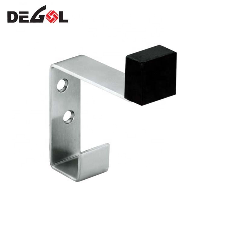 Tapón de puerta de gancho de acero inoxidable montado en la puerta promocional de calidad superior para abrigo