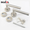 Proveedor de China de acero inoxidable de gama alta apartamento tubo interior tubo cepillado manijas de palanca de puerta de níquel satinado