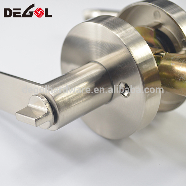 Cerradura tubular de puerta de entrada con palanca de grado 3 de aleación de zinc sólido en el mercado de EE. UU.