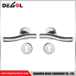  Juego de cerradura y manija de puerta delantera sólida de acero inoxidable LH1014