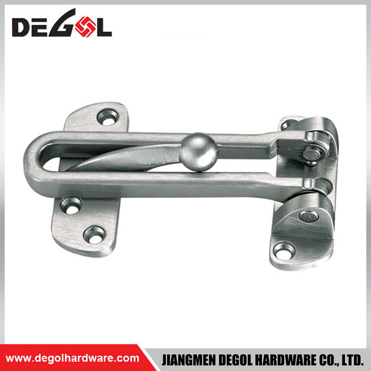 Cadena de puerta de hierro antirrobo chapada en oro, gran oferta, 9 anillos