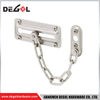 Cadena de puerta satinada con bola deslizante plateada de acero inoxidable de 124x63x22mm