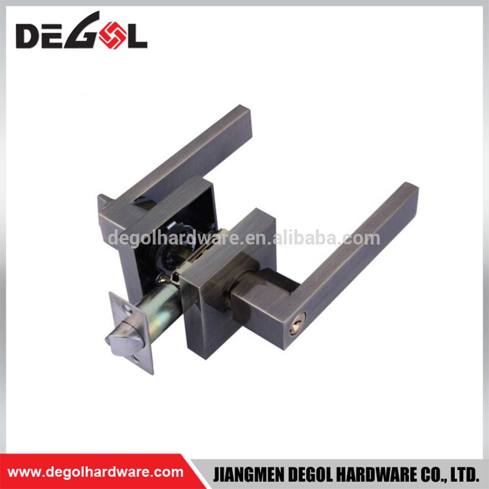 Cerradura de puerta de zinc popular lengüeta cerradura de puerta alemana sin mango