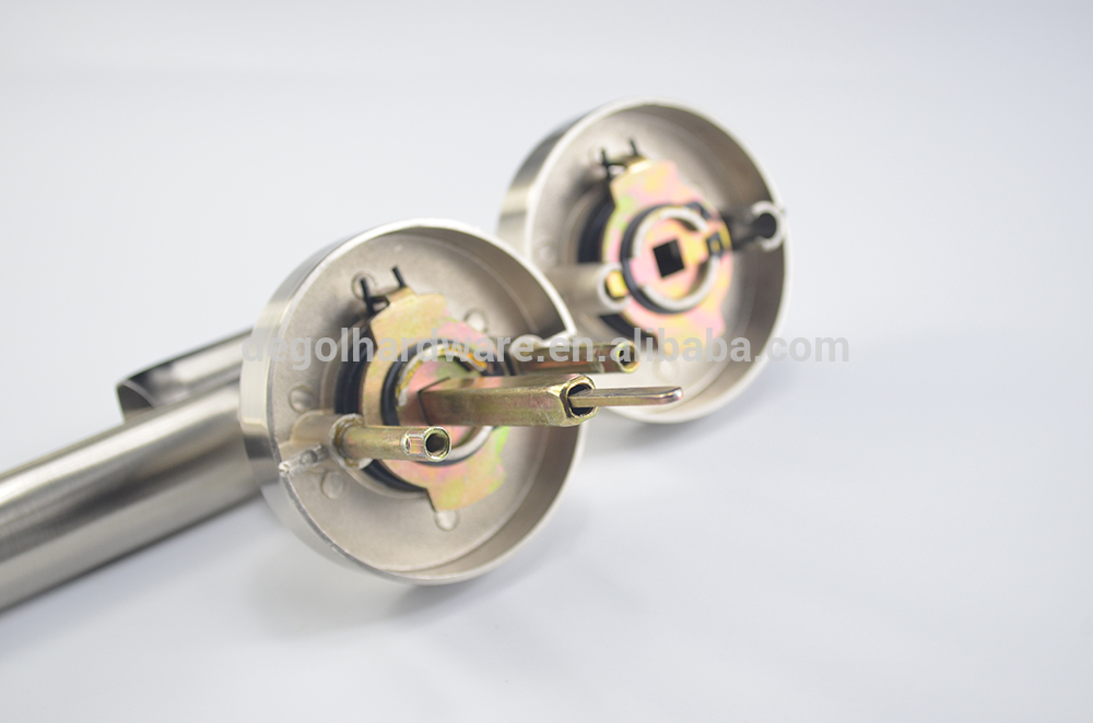 Manijas de las puertas del hotel manijas y cerraduras de las puertas resistentes al fuego de doble manija