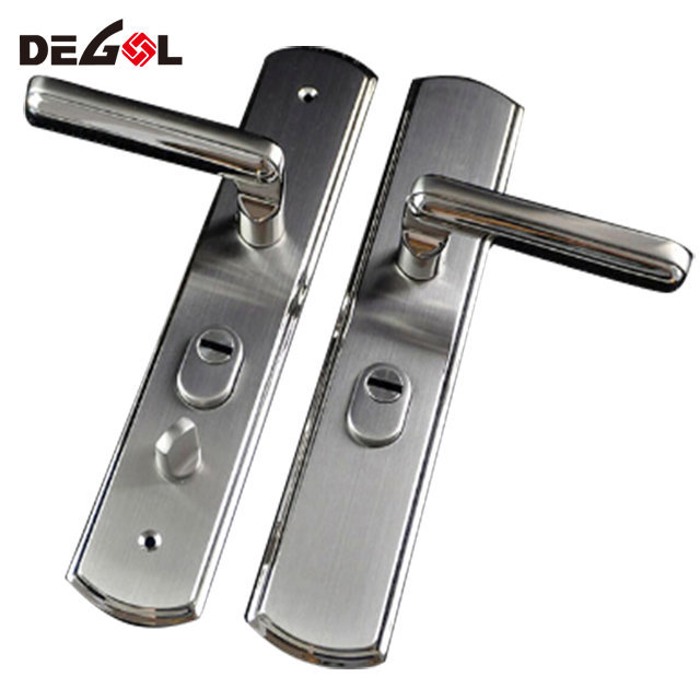 manija de puerta del fabricante chino con placa larga