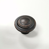 Pomo de gabinete de níquel satinado de cobre antiguo negro para cajón de muebles de aleación de zinc ZK140