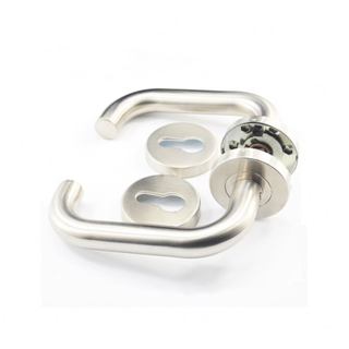 Mango de palanca pulido de la puerta de la habitación interior de lujo de acero inoxidable de alta calidad