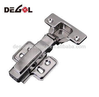 Nuevo clip de producto en gabinete de cocina hidráulica, gabinete de acero inoxidable y bisagras de puerta
