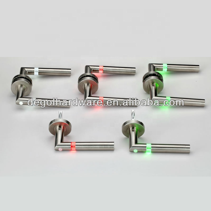 Cerradura de cilindro tubular sin llave con puerta LED de acero inoxidable duradera