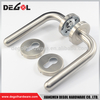 Manijas de puerta de palanca hueca comerciales de acero inoxidable de gran oferta