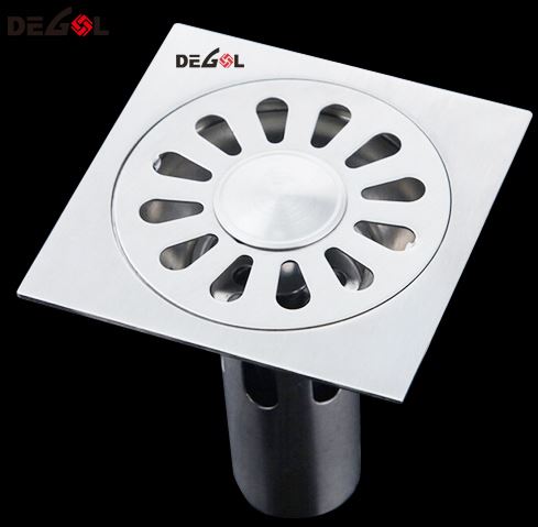 Cubierta de baño cuadrada de ducha de drenaje de piso de venta caliente
