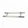 Gran oferta, tirador de puerta de acero inoxidable con forma de H, puerta de cristal de doble cara a prueba de fuego